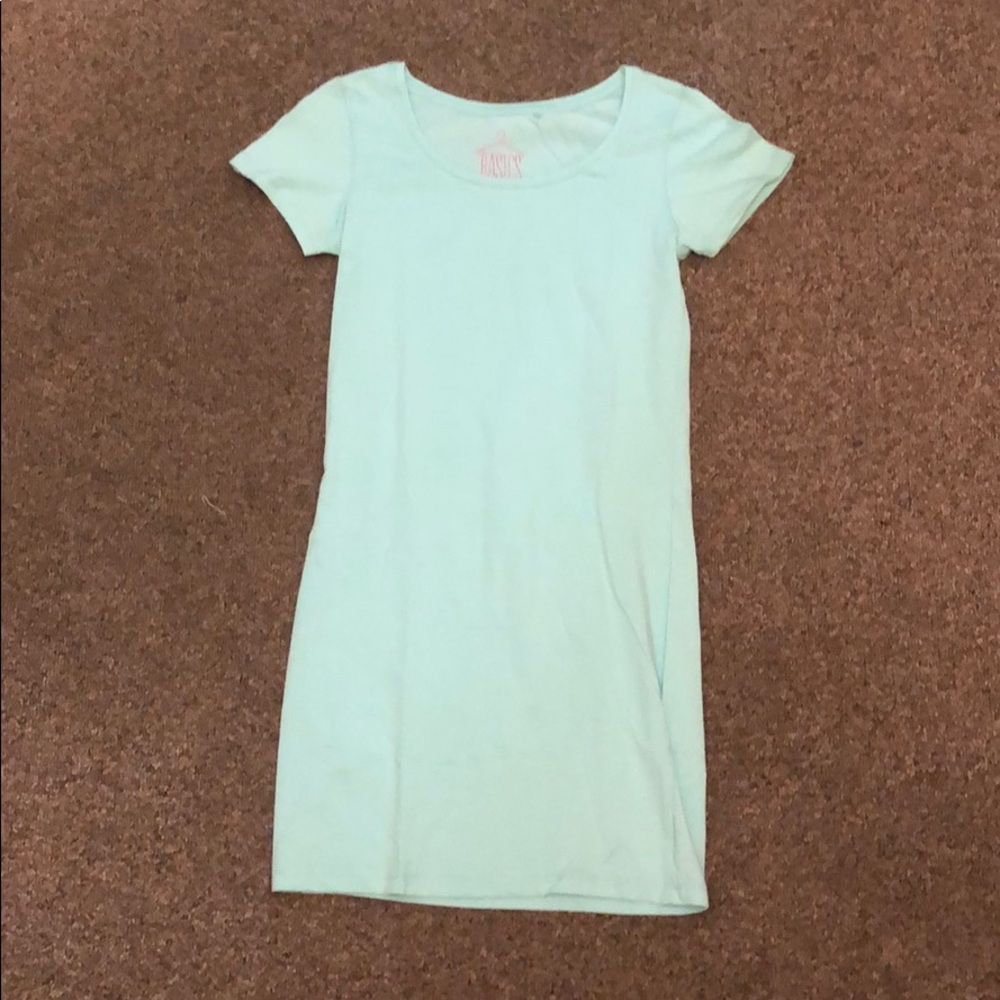 S Clockhouse basic blue/teal mini dress